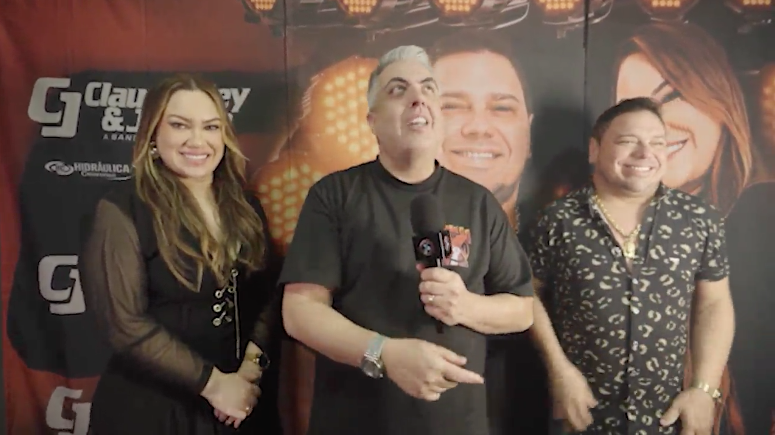 Billy X invade o show<br>ClaudioNey e Juliana